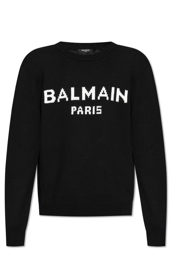 Black Sweater with logo Balmain Vitkac Canada